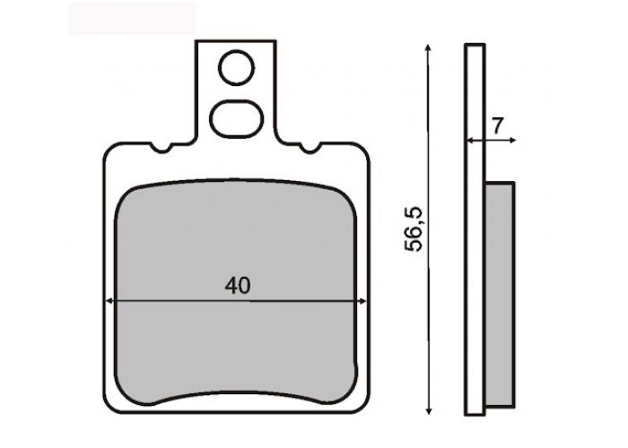 Placute frana (Sinter) Aprilia SR '97-'08